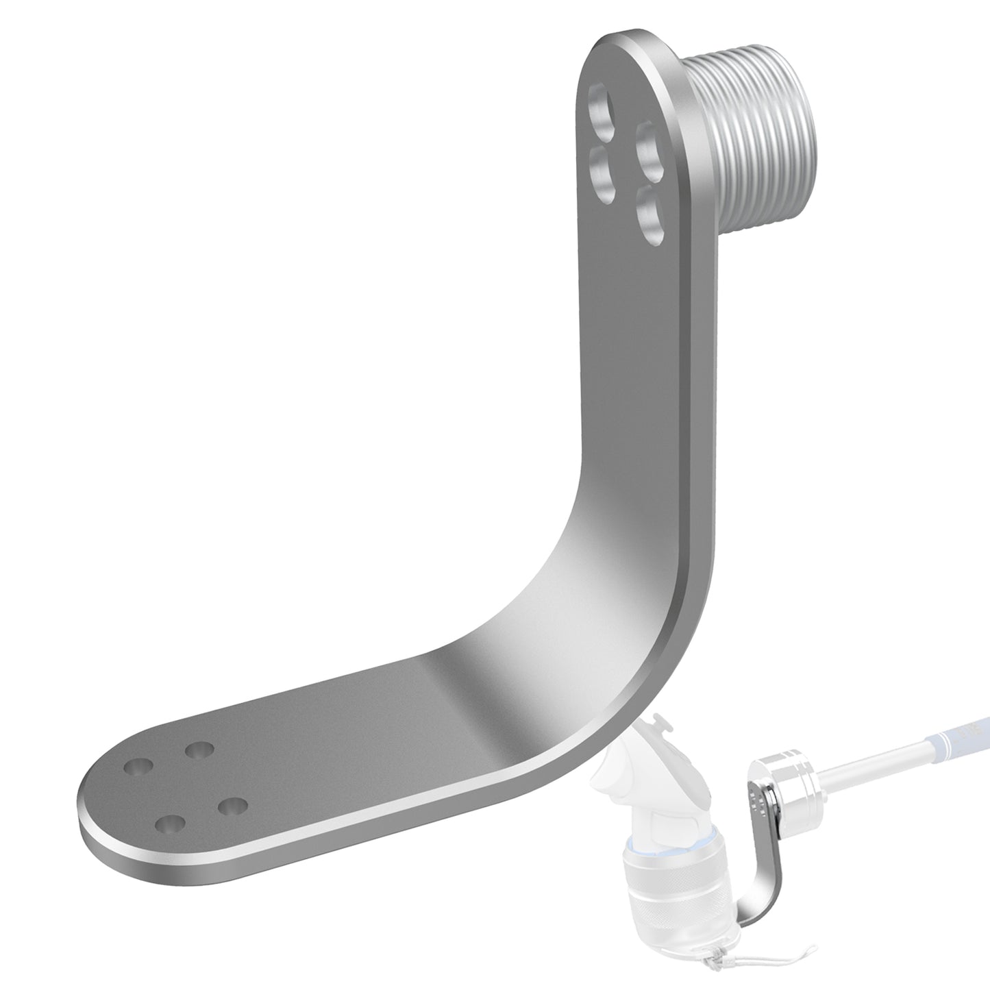 L Metal Bracket - Convert Straight Down Version Golf Club Attachment(Y11/Y11S) to A 90 DEGREE VERSION