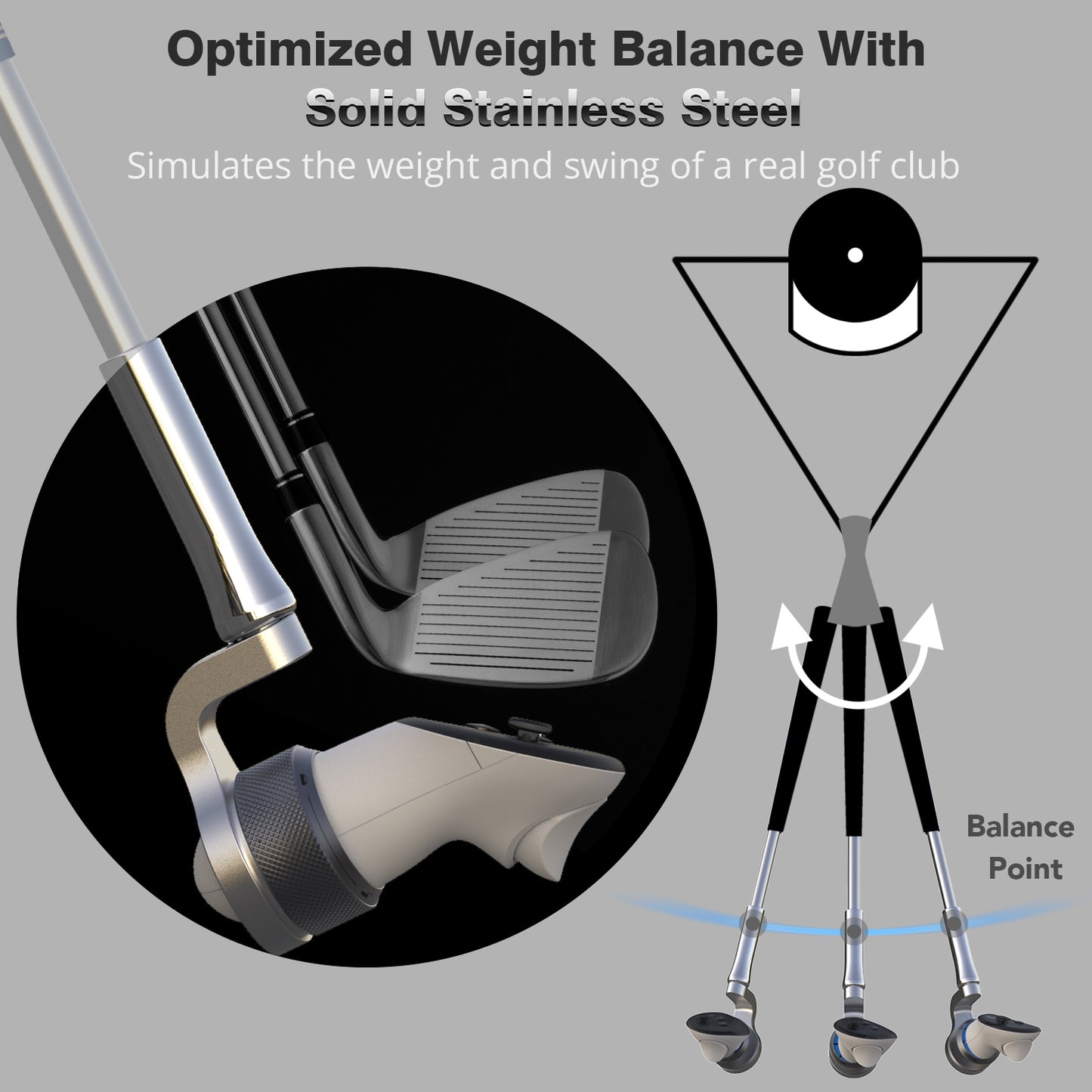 YEZRO Y14 (Newest model) | 20.5" VR Golf Club Attachment for Meta Quest 3/Quest 3S, for Right Controller