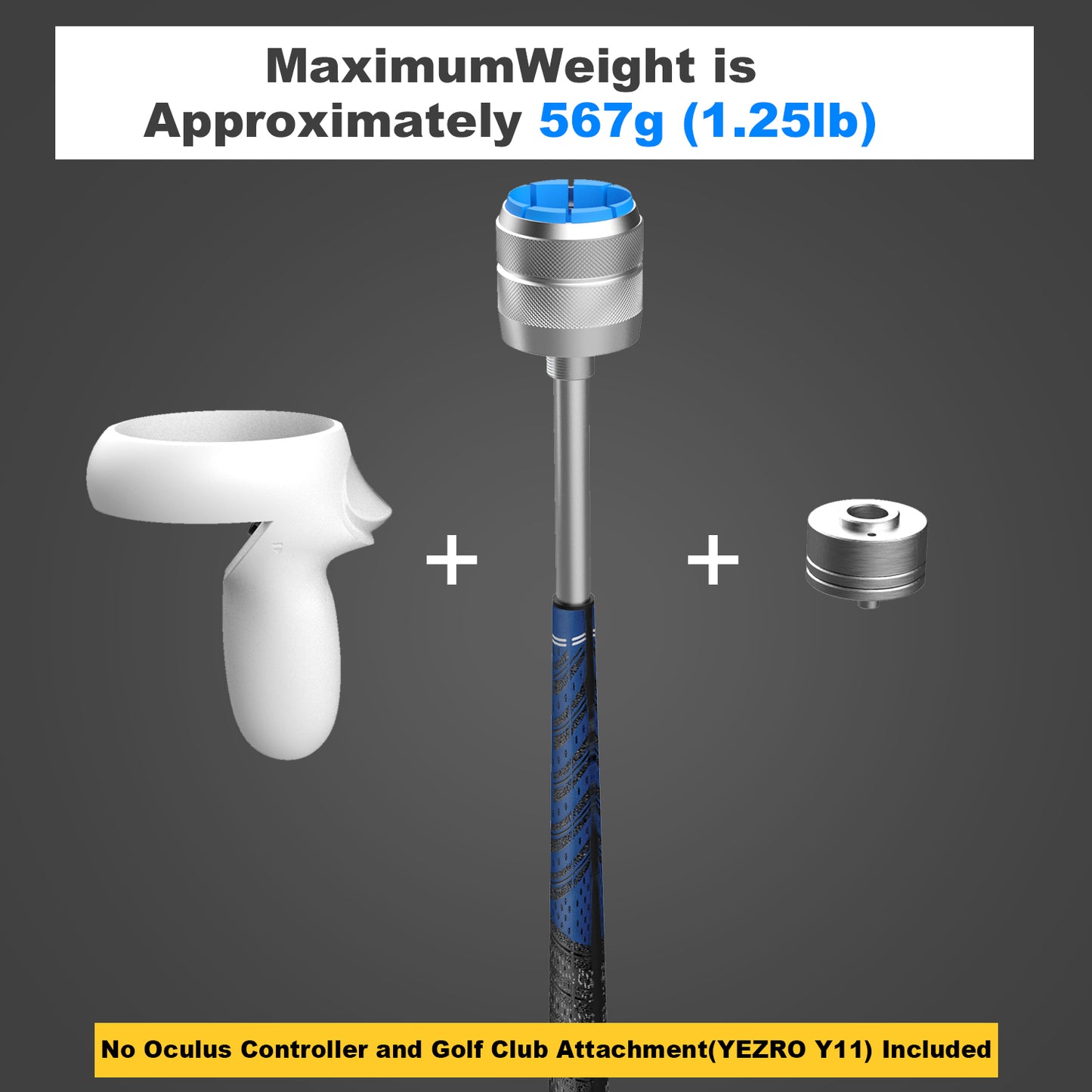 Adjustable Metal Weight for YEZRO Y11 Oculus Quest Golf Club Attachment