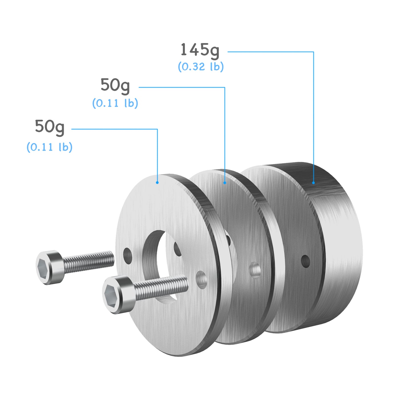 Adjustable Metal Weight for YEZRO Y11 Oculus Quest Golf Club Attachment