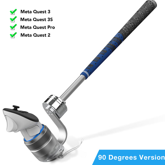 Weighted Golf Club Attachment for Meta Quest 3& Quest 3S | All new 90 DEGREE VERSION-Y13S