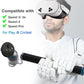 VR Cricket Bat Attachment for iB Cricket - Aluminum Short Cricket Bat Handle Accessory Compatible with Meta Quest 3/3s, Q 2 and Q Pro