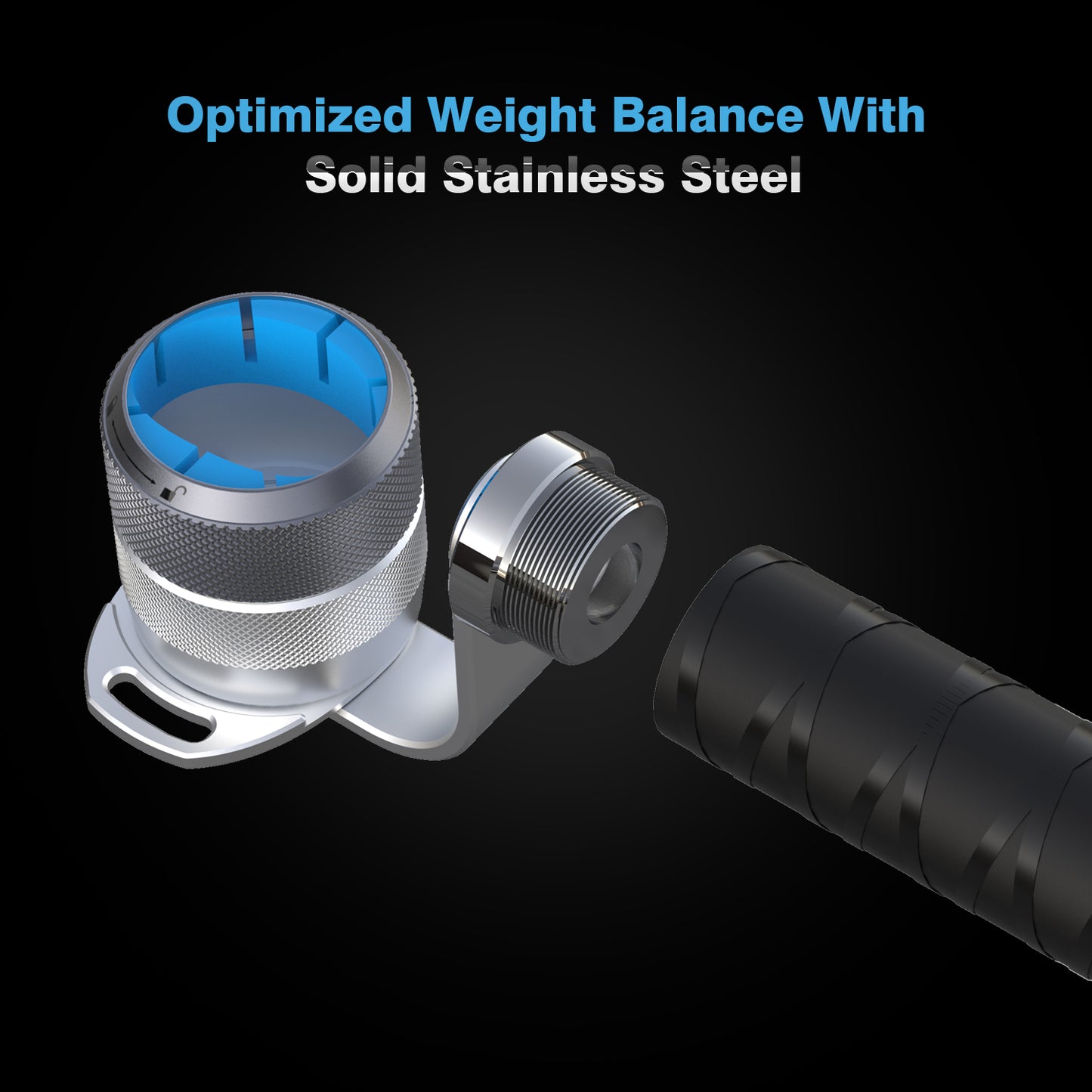 VR Cricket Bat Attachment for iB Cricket - Aluminum Short Cricket Bat Handle Accessory Compatible with Meta Quest 3/3s, Q 2 and Q Pro