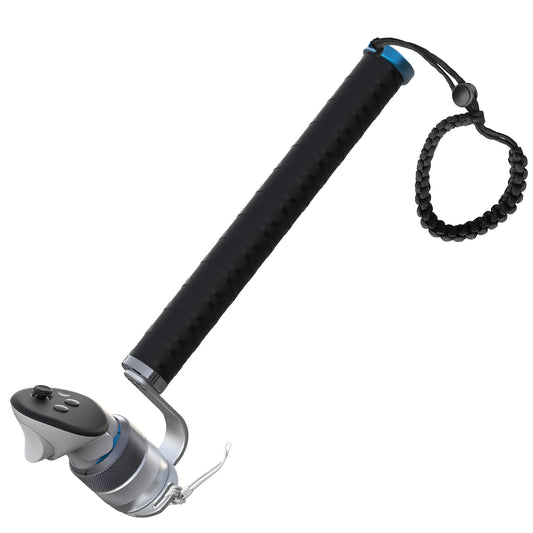 VR Cricket Bat Attachment for iB Cricket - Aluminum Short Cricket Bat Handle Accessory Compatible with Meta Quest 3/3s, Q 2 and Q Pro