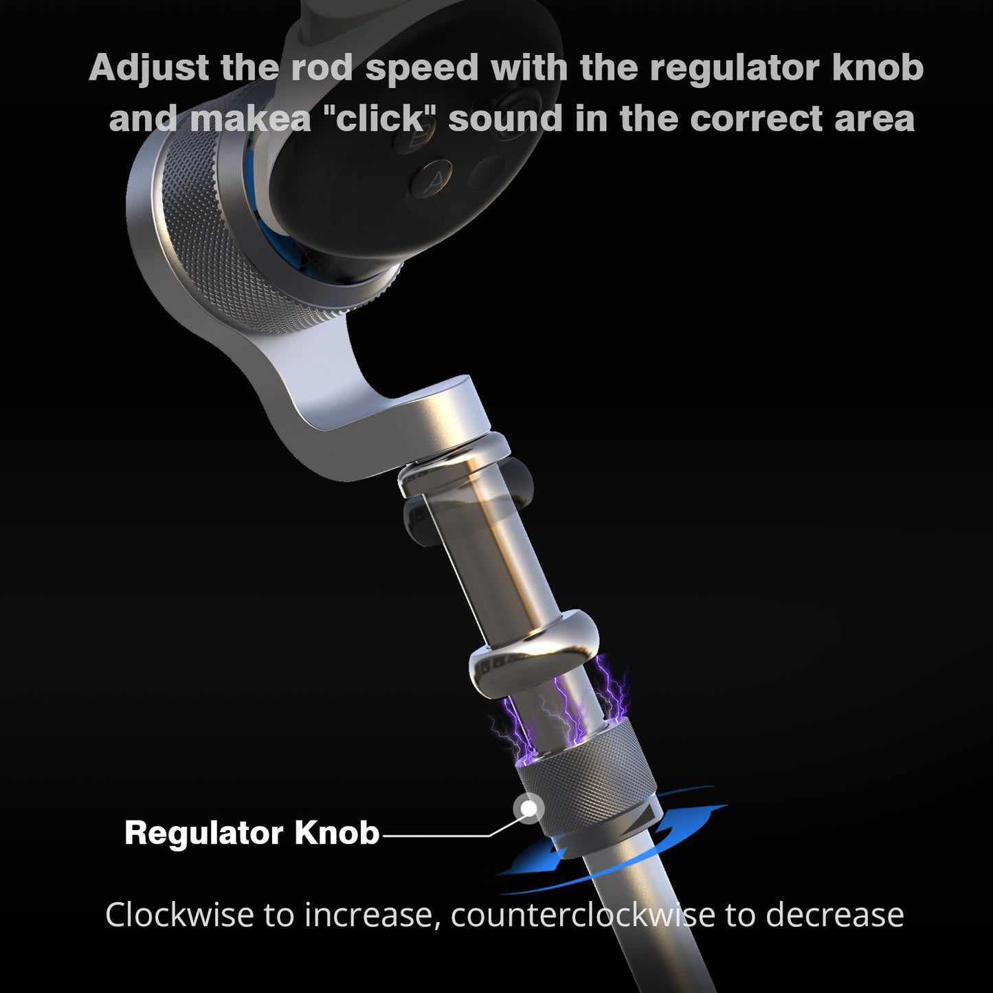 YEZRO Y14 Pro | 20.5" Click Weighted Feedback Golf Club Attachment for Meta Quest 3/3s/Pro/2