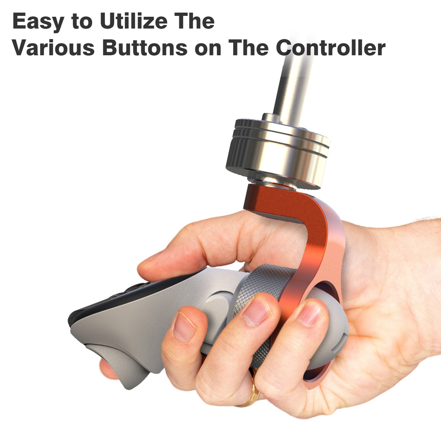 YEZRO Y14S | 20.5" Adjustable Weighted Golf Club Attachment for Meta Quest 3/Quest 3S/Quest 2/Quest Pro