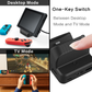 Switch Dock for Nintendo, TV Switch Docking Station Portable Switch Charging Dock for Nintendo Switch with 4K HDMI USB 3.0 Port and Cooling Fan 2021 Upgraded Version (Black)